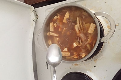 土豆白菜豆腐汤