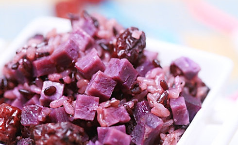 紫薯红枣饭的做法