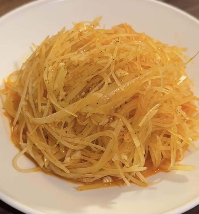 凉拌土豆丝（牛肉面风味）的做法