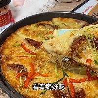 #2021趣味披萨组——芝香“食”趣#老北京烤鸭披萨的做法图解10