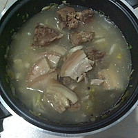 酸菜汆白肉的做法图解5