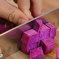 紫薯松糕 宝宝辅食食谱的做法图解2