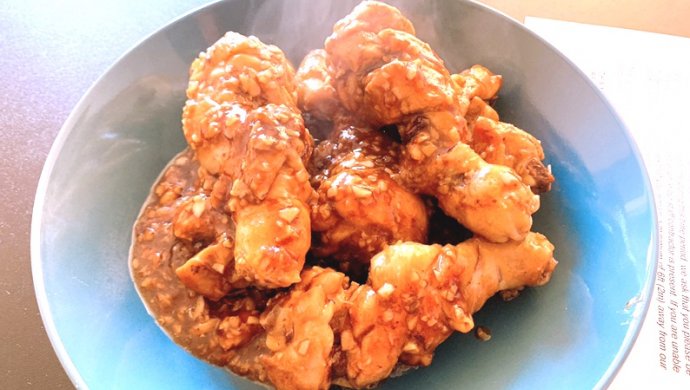 蒜香鸡腿