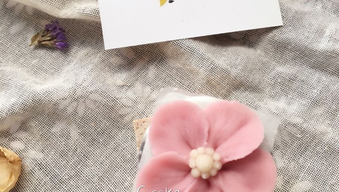 韩式豆沙裱花之苹果花