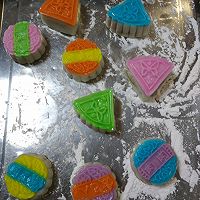 懒人版超简易五颜六色冰皮月饼（多成品图展示）的做法图解14