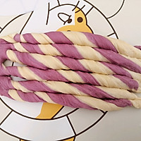 #太古烘焙糖 甜蜜轻生活#松软香甜的紫薯双色吐司的做法图解7