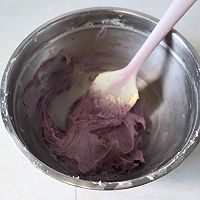 双色奶香紫薯曲奇饼干，酥脆好吃，烘焙食谱的做法图解6
