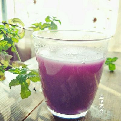 紫薯银耳莲子汤（豆浆机版）