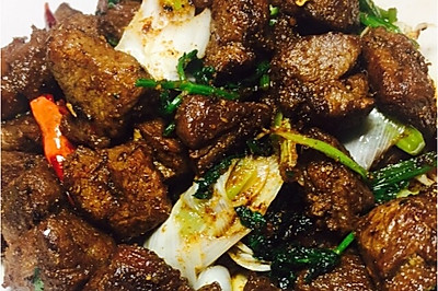 快手孜然羊肉