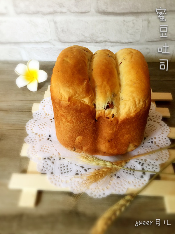 #东菱魔力果趣面包机之汤种蜜豆吐司