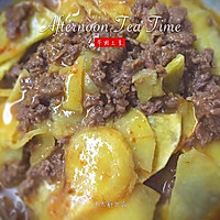 沙茶牛肉土豆的做法图解1