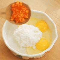 蔬菜饭米饼【宝宝辅食】的做法图解2