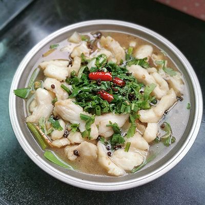 快手制作微辣水煮鱼