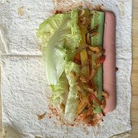 超快烙馍卷菜的做法图解2