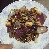 炒鱿鱼（烧烤味）的做法图解4