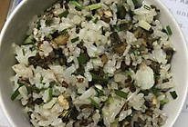 芦笋白蘑菇丁炒饭的做法