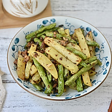 干煸土豆豆角
