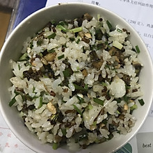 芦笋白蘑菇丁炒饭