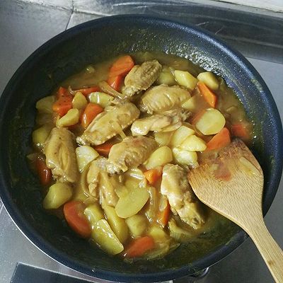 咖喱土豆鸡翅