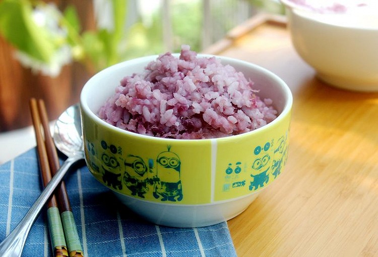 紫薯香米饭的做法