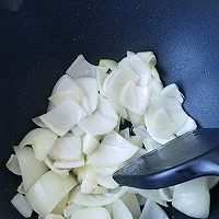 自创私家菜之蒜薹土豆洋葱溜肉片的做法图解15