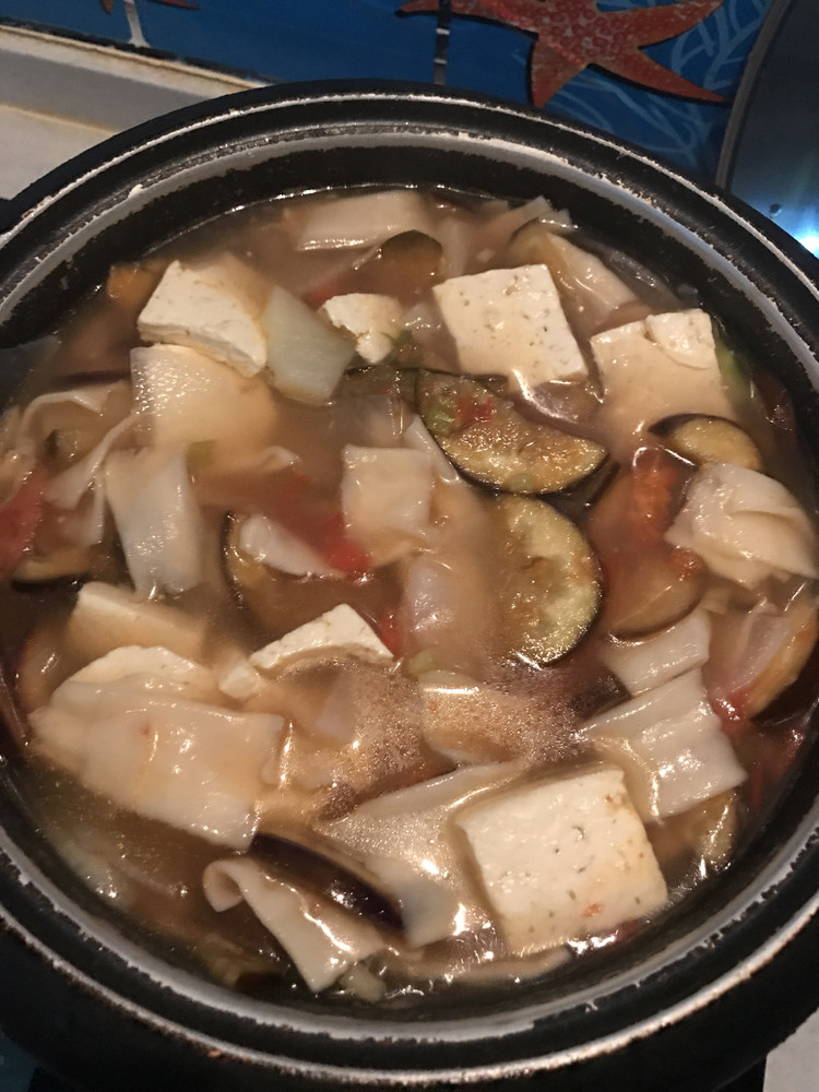 茄子揪面片的做法