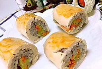 米饭鸡肉卷的做法