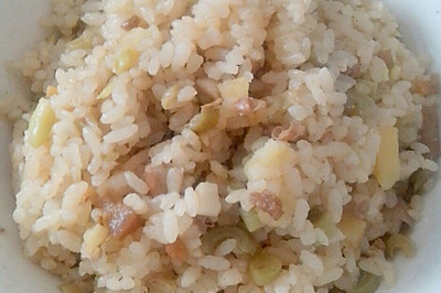 懒人版豆角焖饭