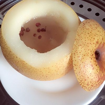 花椒冰糖蒸梨