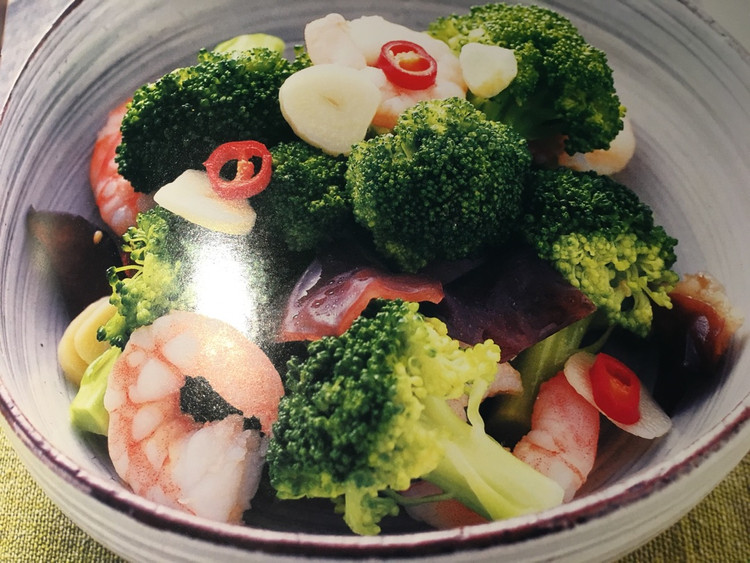 虾仁炒西蓝花的做法
