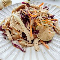 #丘比小能手料理课堂#焙煎芝麻鸡肉沙拉的做法图解8