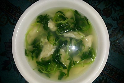 青菜疙瘩汤