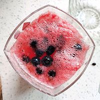 甜心西瓜蓝莓桃子气泡饮的做法图解11