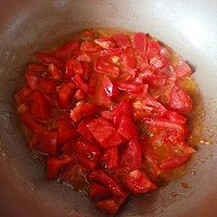 吃斋的日子：西红柿炒茄丝的做法图解4