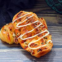 香葱芝士面包的做法图解23