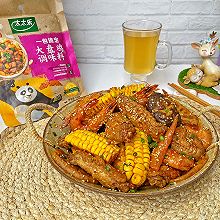 超费米饭的鲜虾鸡翅煲