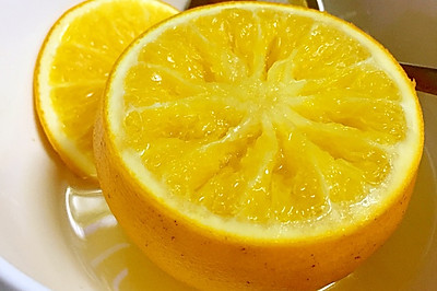 盐蒸橙子——止咳化痰。