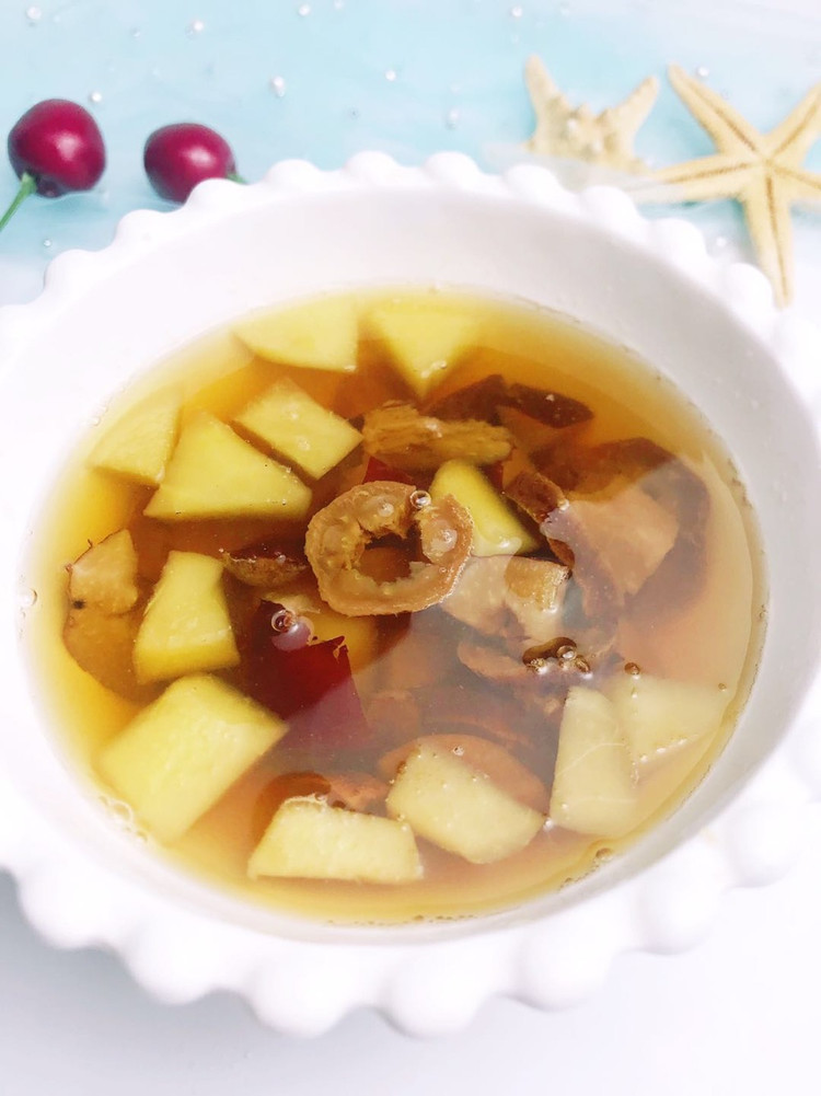 苹果山楂消食汤的做法