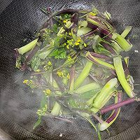 菜苔炒腊肉的做法图解4