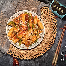 “年糕寓意稍云深，白色如银黄色金-番茄炒年糕#一汽呵成#