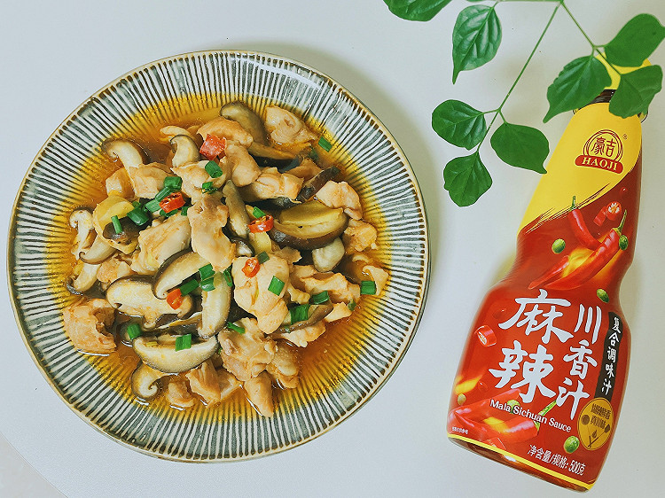 麻辣香菇蒸鸡腿的做法