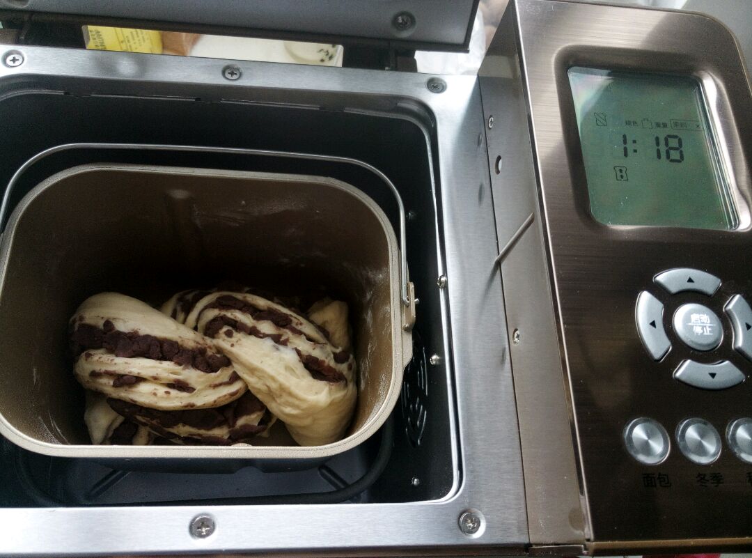 #东菱6D热旋风面包机之一→_→红豆土司＃的做法图解10