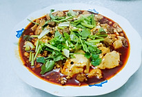 阿桂牛肉粒麻辣豆腐的做法
