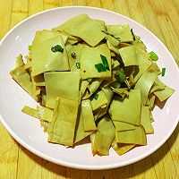 清炒豆腐皮的做法图解5