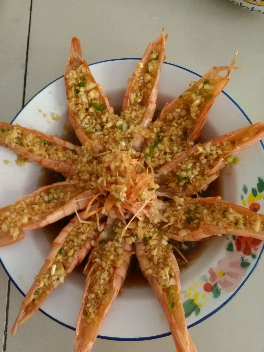 清蒸蒜蓉虾怎么做_清蒸蒜蓉虾的做法_豆果美食