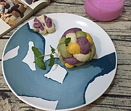 花式紫薯馒头（具体和面方法）的做法