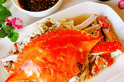 吃出健康蒸吃白蟹