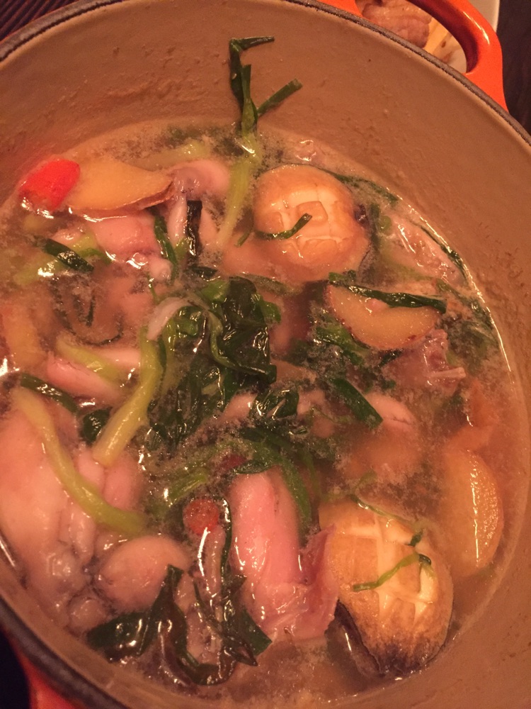 鲍鱼牛蛙腿煲的做法图解4