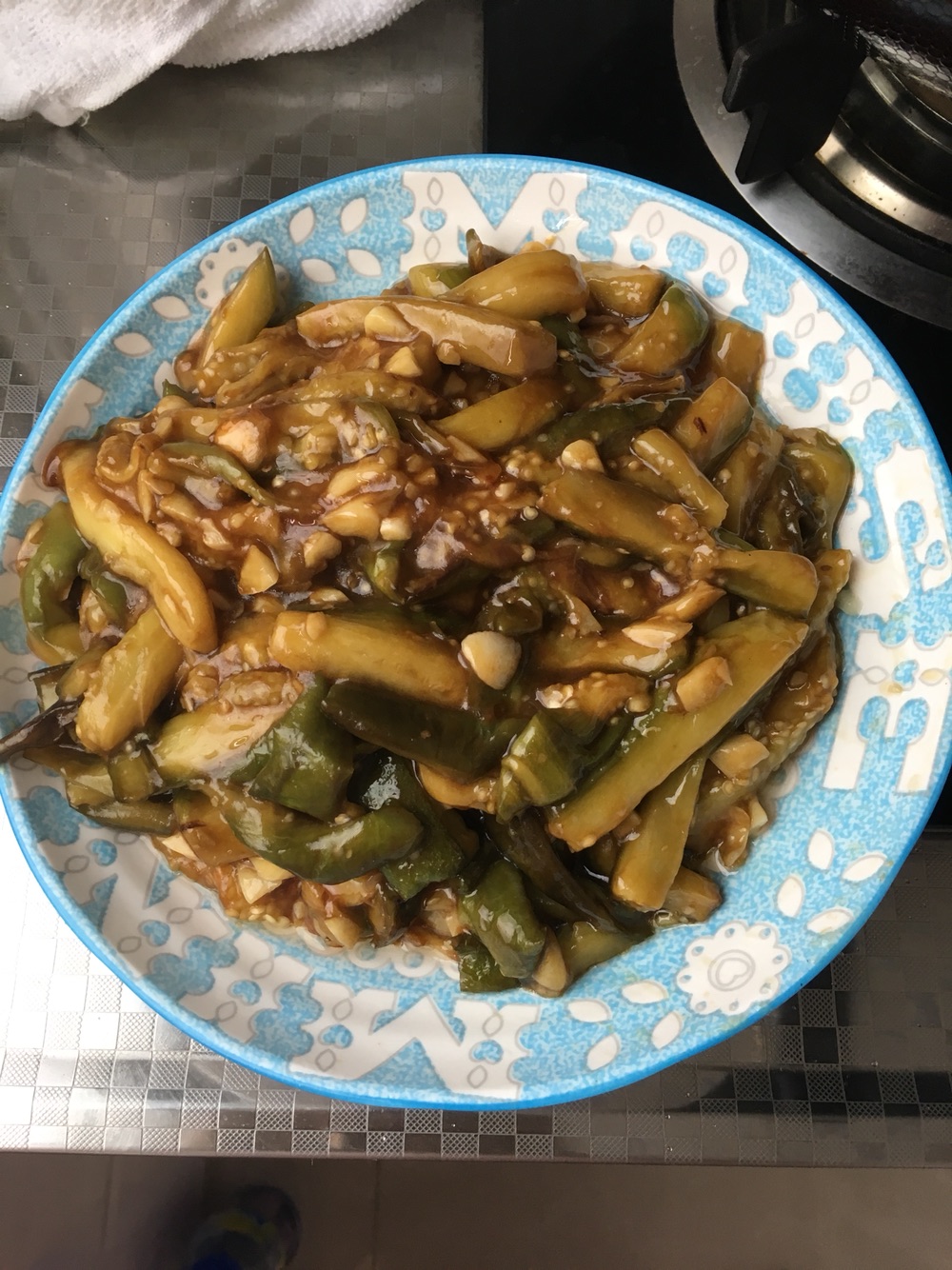 Grilled eggplant