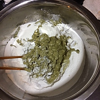 抹茶豆沙青团的做法图解3